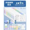 Carpeta Rotatoria Doble Clip Estilo Correa Color Morandi A4 Personalizada para Guardar Documentos y Exámenes con Varillas Dobles Espirales y Diseño Transparente