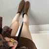 Botines Western Vintage para Mujer, Botas de Tacón Apilado, Botines Vaqueros de Ante, Nuevo Estilo Otoño/Invierno 2026, Botines de Media Caña de Moda
