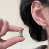 Pendientes de Aro de Plata Pura S999 con Aguja de Plata para Mujer 2026 Nuevo Estilo Popular Pendientes de Gama Alta Joyería para Orejas Hermosa y Única