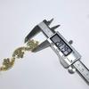 Ouro Galvanizado Transfronteiriço Strass de Diamante Tira de Diamante Prensado Acessórios de Joias para Roupas Renda de Diamante de Arame Fabricante da Fonte