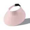 Chapéu de Proteção Solar para Uso Externo no Verão em Ciclismo, Compras e Praia, Proteção UV, Leve, Dobrável, Aba Larga, Chapéu de Topo Aberto