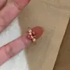 Anillo Rosa Dulce Brillante Incrustado de Diamantes para Mujer 2026 Nuevo Estilo Lujo Ligero Elegante Moda de Gama Alta Versátil Anillo para el Dedo Índice