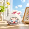 Nuevo llavero de cabeza de animal de peluche para niñas, muñeca linda de dibujos animados de moda, colgante para mochila de estudiante, pequeño regalo