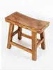 Mesa de Centro y Sillas Vintage, Mesa de Comedor Vieja de Madera de Olmo, Mesa Cuadrada Retro Original de Madera Maciza Desgastada, Taberna, Restaurante de Hot Pot, Mesa y Sillas para Casa de Huéspedes