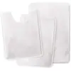 Alfombrilla de baño Amazon transfronteriza, alfombrilla absorbente de color liso simple, alfombra de baño de vellón de coral, tres piezas, resistente a las manchas