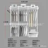 Armario metálico modular 1.1-2.5 m de ancho perchero abierto apartamento pequeño perchas dormitorio columna AA almacenamiento