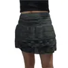 Amazon Transfronterizo Falda de Encaje Bohemio Multicapa Falda de Verano para Chica Popular de Cintura Baja Ajustada con Dobladillo Ancho