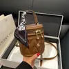 Yuezhi 2026 Verano Nuevo Bolso Cilindro de Moda, Bolso de Hombro Cruzado Versátil y a la Moda, Bolso Cubo de Diseño de Alta Gama