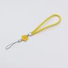 Cuerda corta tejida de trébol, cuerda de cuero sintético, cordón con forma de flor pequeña, cordón corto para teléfono móvil, cordón de juguete, 10 colores disponibles