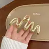 Pinza de Metal Grande Estilo de Alta Gama Pinza de Tiburón para Moño Accesorios para el Cabello Pinza de Cabello Versátil con Temperamento Estilo Coreano Accesorios para el Cabello de Celebridad de Internet Pinza de Garra