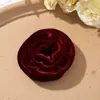 Fita de cetim veludo rosa retrô de alta qualidade para DIY, círculo de salsicha gorda, corda de rabo de cavalo, corsage, acessórios de vestuário