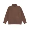 Suéter de Punto para Hombre con Cuello Alto Estilo Retro Japonés 2025 Otoño e Invierno Nuevo Versátil Casual Pulóver Moderno Grueso
