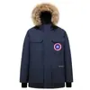 Versão Alta 08 Expedition Casal Jaqueta Grande de Penas de Ganso Elegante Masculina Inverno Veludo Trancado Cinto à Prova de Vento Roupa de Pique Canadense