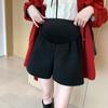 Shorts de Maternidad para Otoño e Invierno, Shorts de Lana, Pantalones Anchos Sueltos, Pantalones con Soporte Abdominal, Shorts para Botas, Leggings de Cinco Puntos de Corte A