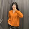 Ropa Infantil Estilo Japonés/Niños y Niñas Primavera y Otoño Nuevo Cardigan de Punto Casual con Cuello en V Chaqueta Suéter de Manga Larga 458901