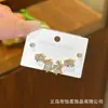 Pendientes de Plata de Ley S925 con Diseño de Lazo Súper Brillante de Circonita Estilo Coreano Nuevos para Mujer, Pendientes de Diseño de Moda