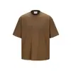 Yidao Vintage 2026 Verano Nuevo Estampado Creativo Cuello Redondo Manga Corta Camiseta para Hombre Marca de Moda Camiseta Básica de Media Manga