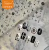 Adesivos Tomoni Metal para Nail Art DIY Estilo Escuro Popular Adesivos de Unha Acessórios de Nail Art Morango Gótico Adesivos