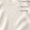 Joyería transfronteriza europea y americana, colgante de corazón de melocotón, versátil collar de cadena de cuentas sexy de múltiples capas, collar de aleación de moda para mujer, traje