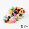 Pulsera de Cuentas Irregulares de Resina de Color Mixto, Bolsa de Cuentas Espaciadoras, Llavero de Coche, Accesorios para Joyería DIY