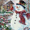 Pintura de Natal com Diamantes DIY Mais Vendida Transfronteiriça Americana Diamante Completo Cristal Artesanal Pasta Pintura Decorativa Venda Direta da Fábrica