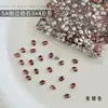 Rhinestones para decoración de uñas de circón ovalado 3*4, rhinestones K9 irregulares de fondo plano, modernos y deslumbrantes, al por mayor para accesorios de decoración de uñas DIY