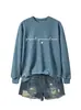 Sudadera interior casual y elegante simple para mujer, estilo europeo y americano, para la estación independiente de la lista de deseos de la bisabuela Amazon