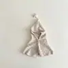 Chal coreano Yipan para niños, sombrero de invierno para niñas con estampado de estrellas, integrado, a prueba de viento y cálido, para exteriores, venta al por mayor