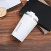 Copo de Café de Segunda Geração Transfronteiriço Aço Inoxidável 304 Copo Térmico Inteligente Isolante Alto Valor Estético Estilo Americano Tampa de Um Toque Copo a Vácuo