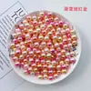 Cuentas de Sirena Color Degradado No Porosas Perla Cuentas DIY Cuentas Sueltas Bolsa Pequeña Tamaño de Empaque Mixto Cuentas de Sirena Cuentas Degradadas