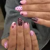 Unhas Vestíveis Rosa Gradiente de Cor Sólida, Adesivos de Unha Mais Vendidos no Exterior, Arte de Unha de Alto Padrão e Elegante, Unhas Postiças
