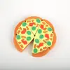 Borracha de pizza DIY simulação formato de bolo borracha 3D Montagem papelaria prêmios para estudantes presente local