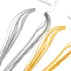 Colar de corrente de cobra plana de aço inoxidável 2mm10 para todas as combinações com pingente decorativo acessórios de joias corrente atacado