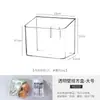Caja de Almacenamiento para Control Remoto de TV y Aire Acondicionado Caja Transparente de Acrílico para Montar en la Pared Caja para Montar en la Pared del Baño Estante de Almacenamiento de Gabinete con Espejo Mesita de Noche
