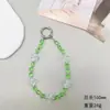 Nueva Cadena de Hierba de la Suerte de Colores Colgante de Cuentas para Teléfono Móvil Llavero de Teléfono Móvil Cadena para Colgar Accesorios de Auriculares Accesorios Ligeros de Lujo