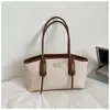 Bolso Tote de Moda Retro Verano 2026 para Mujer, Simple y Versátil, Bolso de Hombro Casual para el Trabajo