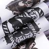 Novo tecido estampado de moda tesoura xale tecido doméstico não gruda cabelo fácil aparar cabelo adulto tratamento capilar avental