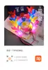 Palo Fluorescente Fijo de Estrella, Palo Fluorescente Personalizado para Boda, Accesorio de Performance, Luz de Mano Estrella de Cinco Puntas, Soporte para Concierto, Luz Plateada