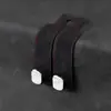 Gancho para coche gancho pequeño de almacenamiento en el respaldo del asiento de coche gancho trasero metálico multifuncional para coche de gamuza