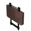 Mesa plegable para uso doméstico, mesa de comedor portátil simple, mesa cuadrada para apartamentos de alquiler, mesa de comedor minimalista de tamaño pequeño