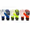 Guantes de portero de fútbol, modelo de látex, absorbentes de impactos, antideslizantes, transpirables, guantes de portero de entrenamiento profesionales, disponibles en tres colores
