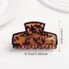 Pinza de garra retro estilo coreano, pinza de tiburón con patrón de carey, accesorio para el cabello de alta gama para la nuca, accesorio para el cabello al por mayor