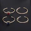 Celebridad de Internet en Vivo Venta Caliente Clásico Coreano Imitación Torre de Azúcar Tesoro Rojo Torre de Azúcar Tesoro Azul Micro Conjunto Pulsera Tesoro Color Maestro 12*12