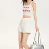 Nuevos Shorts de Mezclilla Rectos de Moda Estilo Coreano para Mujer Primavera y Verano, Versátiles de Alta Cintura Adelgazantes de Venta Caliente Hot Pants de Mezclilla
