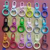 Fecho Lagosta Colorido Atacado Fecho Cachorro Liga de Zinco Fecho Pequeno Porta Pintado Pingente DIY Cor Doce Chaveiro à Prova de Ferrugem