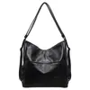 Yuezhi 2026 Nova Bolsa Feminina Simples de Grande Capacidade Couro Macio Versátil Bolsa Tote para o Dia a Dia Bolsa de Ombro para Estudante Universitário Bolsa Transversal