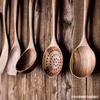 Espátula de Madera de Teca Tailandesa Extendida Antiadherente para Cocinar Espátula de Madera Utensilios de Cocina Amazon Juego de Espátulas de Madera