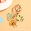 Set de caja de regalo con colgante para el Festival del Medio Otoño estilo chino con bolsa para pastel de luna de conejo de jade, decoración para teléfono móvil, llavero de regalo pequeño hecho a mano para vacaciones