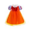 2024 Performance Escénica Transfronteriza Vestido de Manga Abullonada Vestido Blancanieves Vestido para Niñas Capa de Lentejuelas SB07