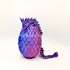 Popular Transfronterizo Huevo de Dragón Impreso en 3D Dragón de Cristal Dragón de Gema Figura Articulada Dragón Juguete Creativo de Gradiente de Color